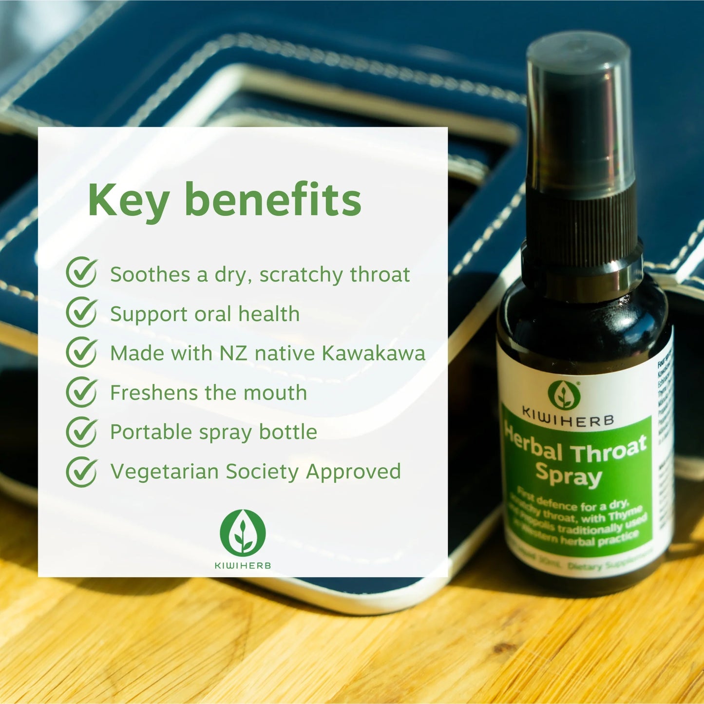 Kiwiherb: Herbal Throat Spray