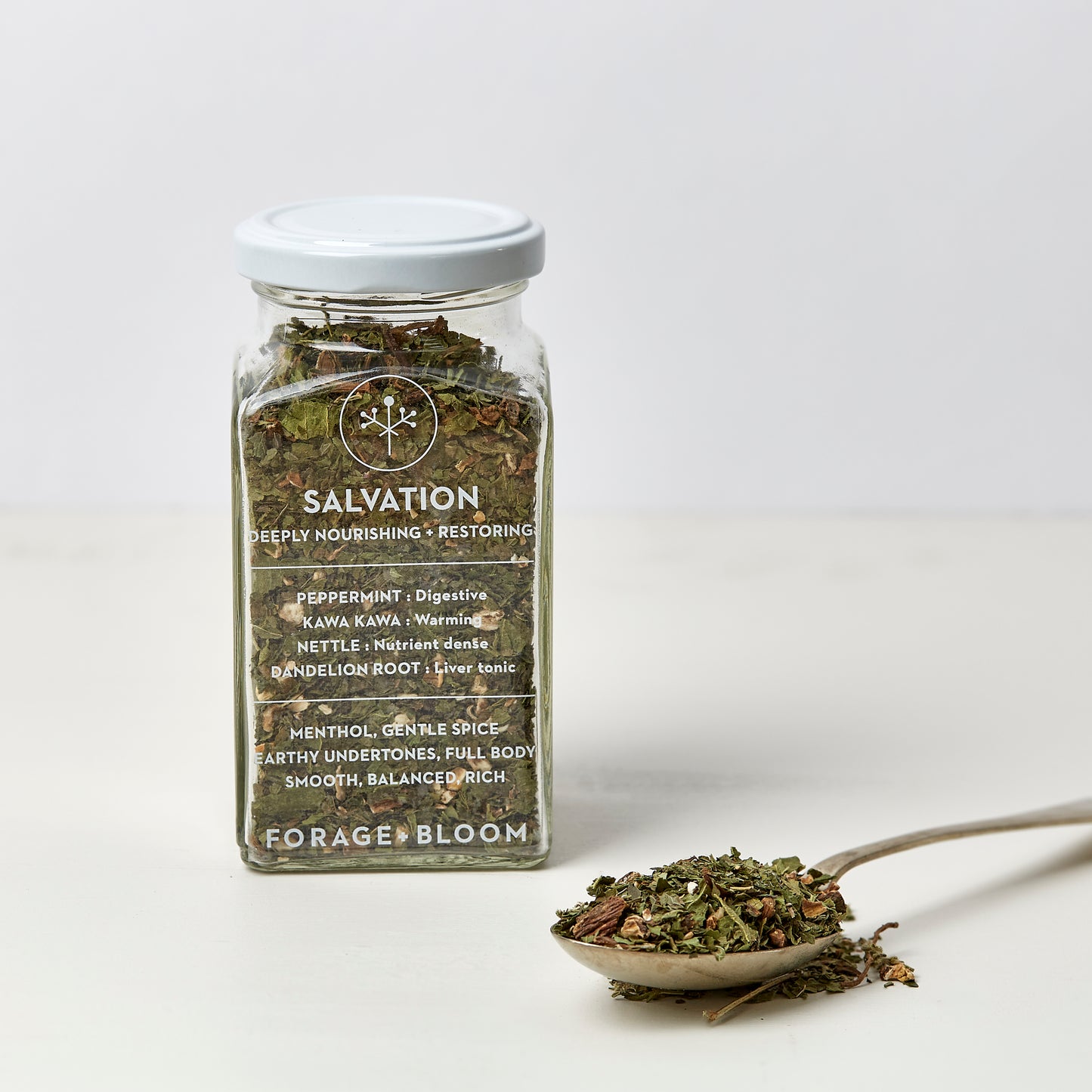 SALVATION : deeply nourishing + restoring - peppermint tea