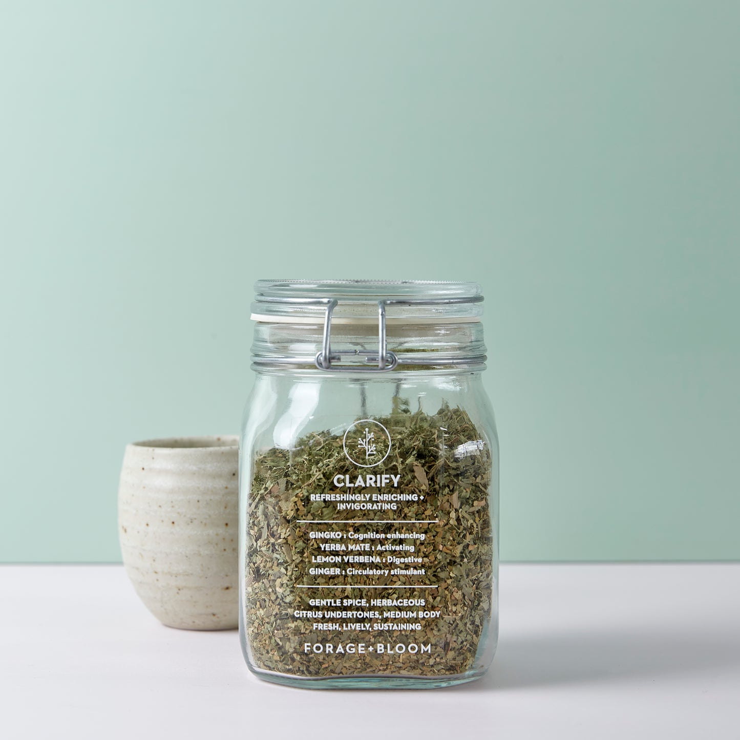 CLARIFY : refreshingly enriching + invigorating - yerba mate tea