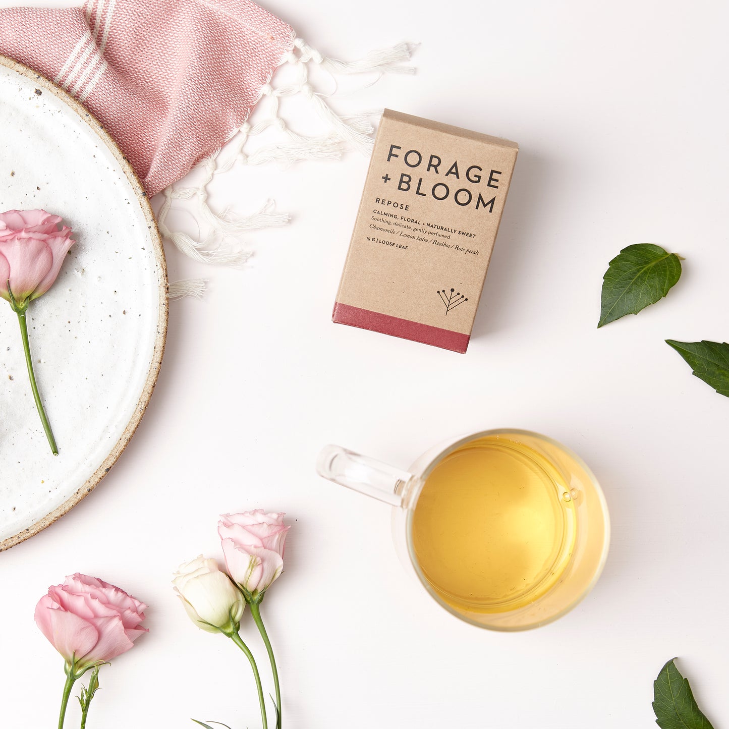 REPOSE : calming, floral + naturally sweet - chamomile tea