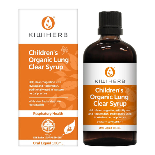 Kiwiherb: Children's Organic Lung Clear Syrup
