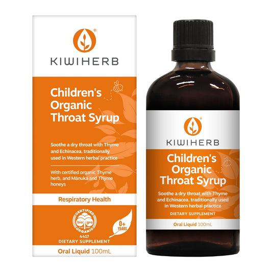 Kiwiherb: Children's Organic Throat Syrup