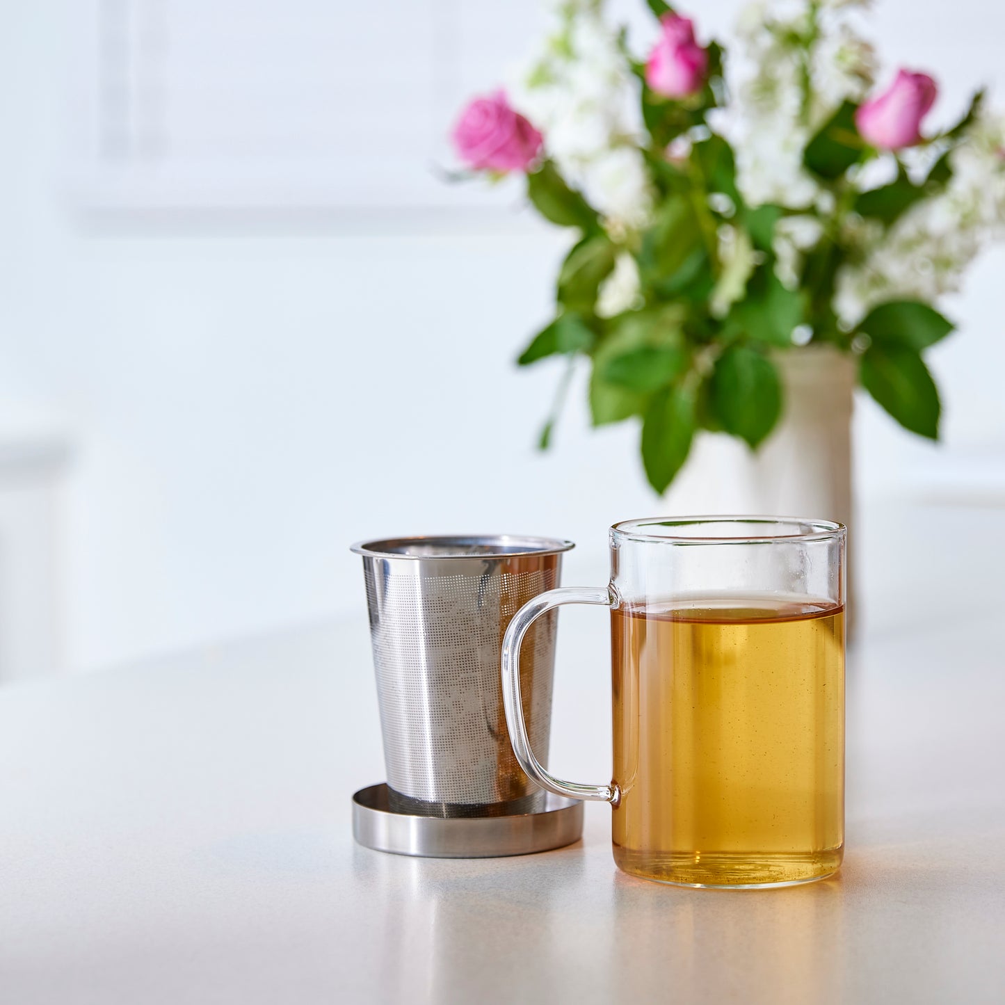 Glass Tea Cup + Infuser