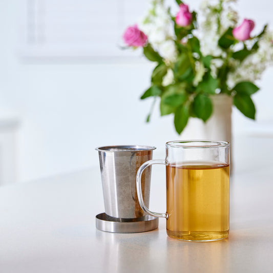 Glass Tea Cup + Infuser